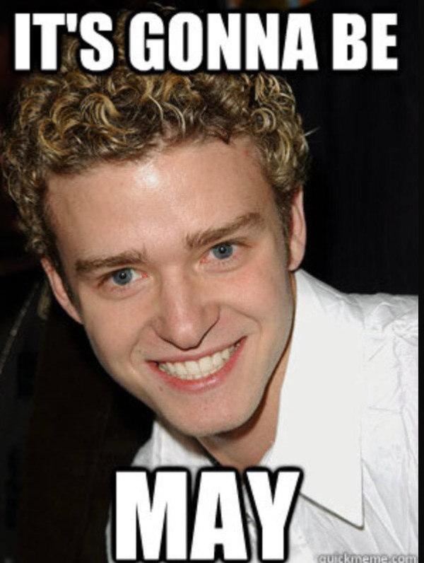 Happy Almost-May!